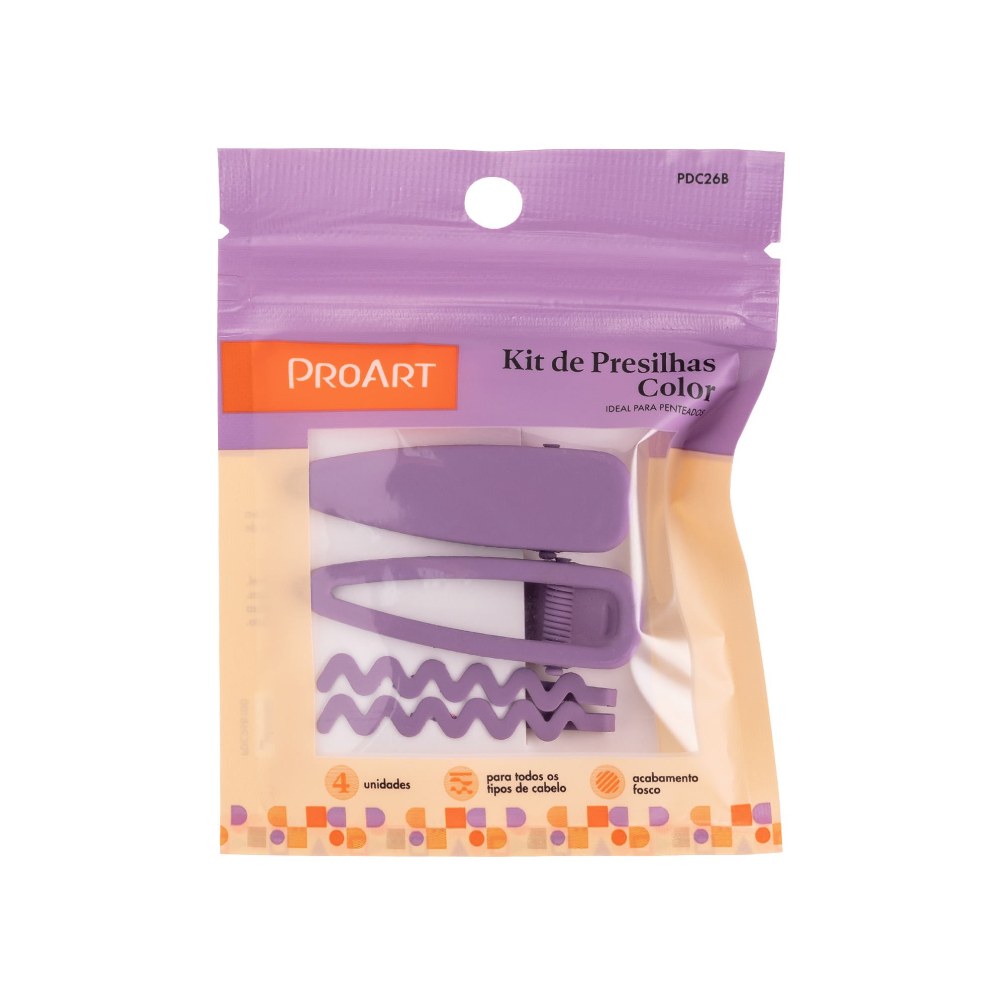 Kit Presilha Lilás 4 Peças - ProArt Lilás 4