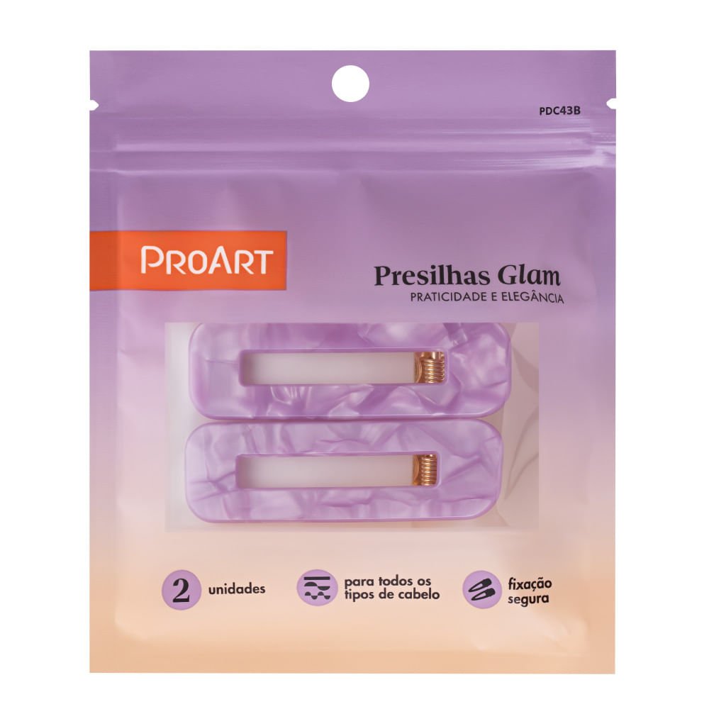 Presilhas Glam - ProArt Lilás 4