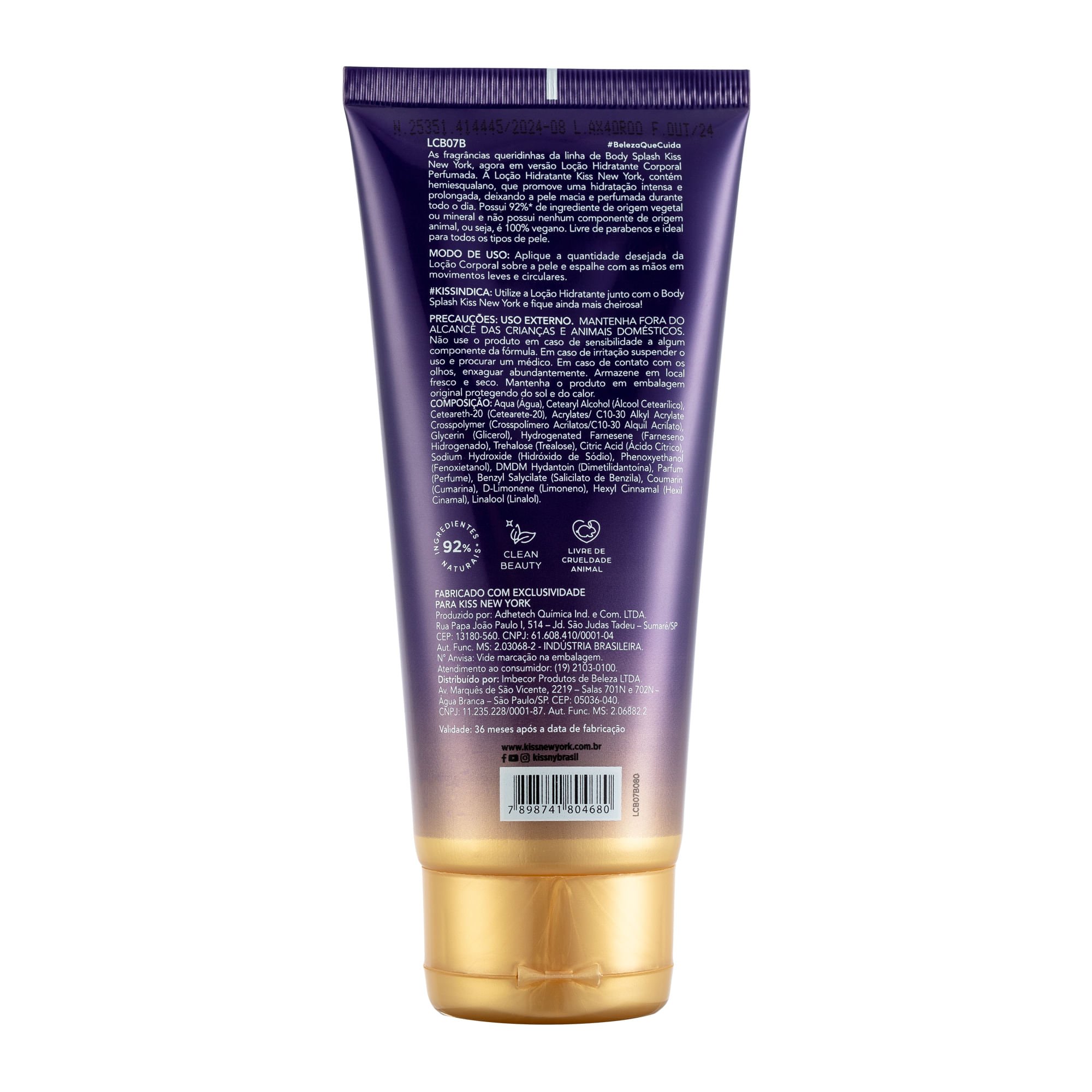 Loção Corporal Dark Kiss - Kiss New York 180ml 6