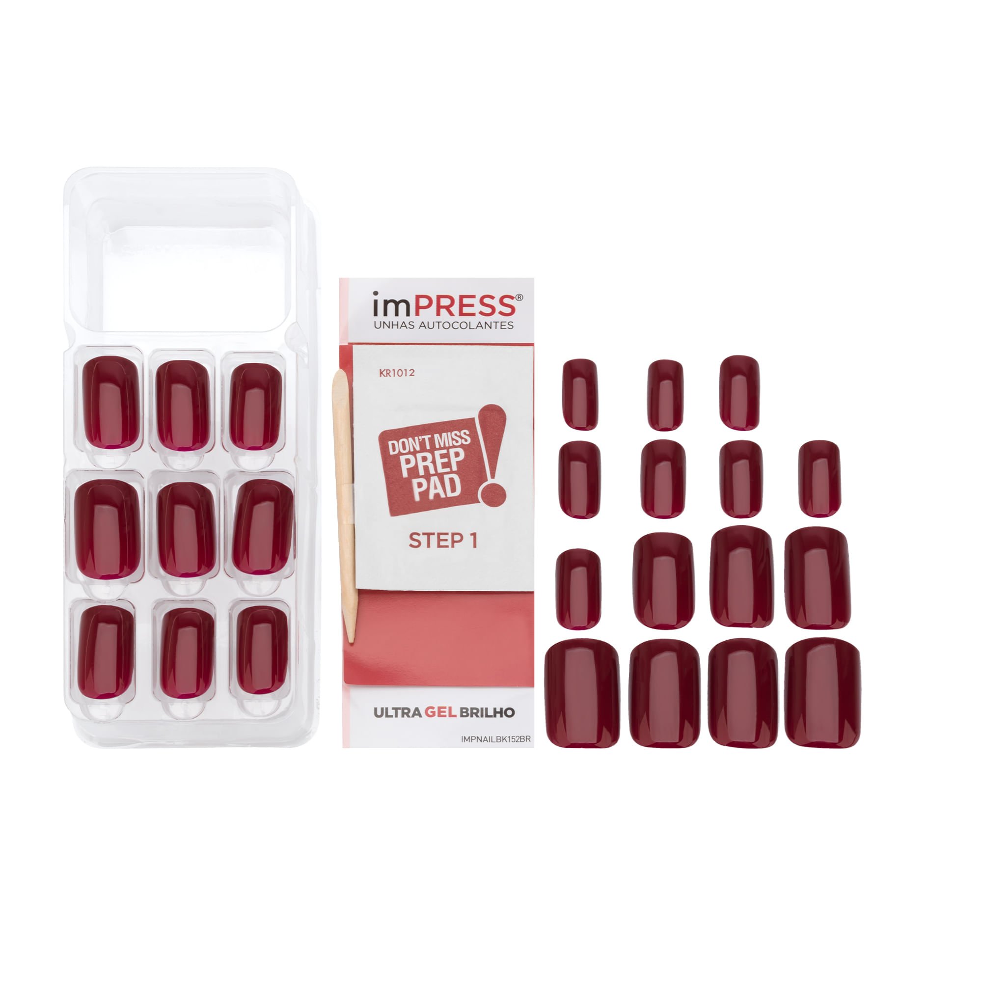 Unha Postiça Autocolante imPress curta Matchmaker - Kiss New York Matchmaker 3