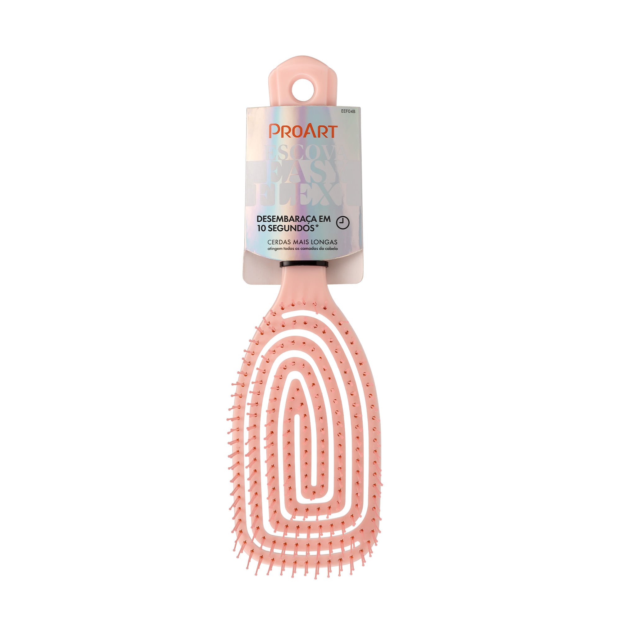 Escova Raquete Easy Flexi - ProArt Rosa 2