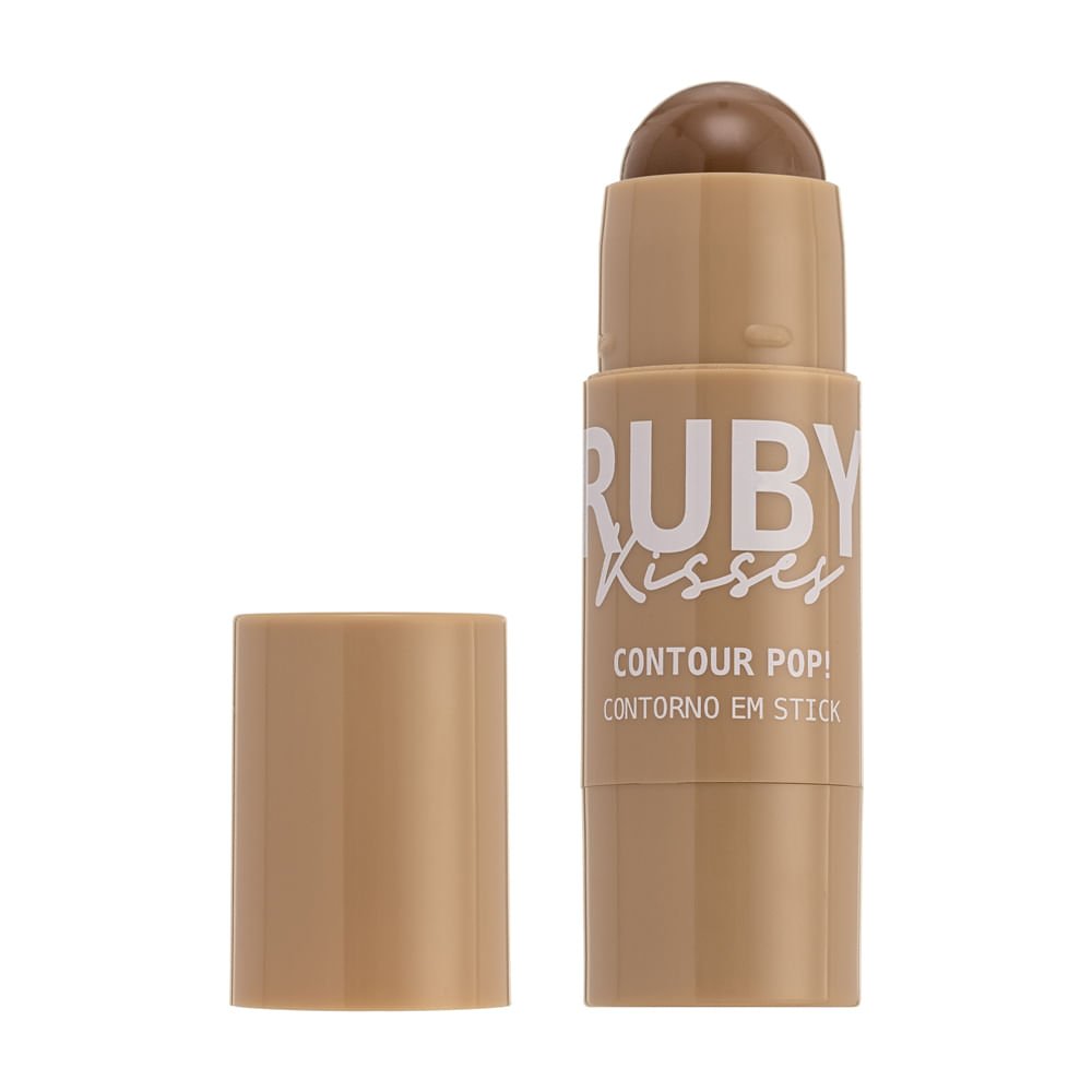 Contorno em Stick Contour Pop! - Ruby Kisses Marrom Claro 1