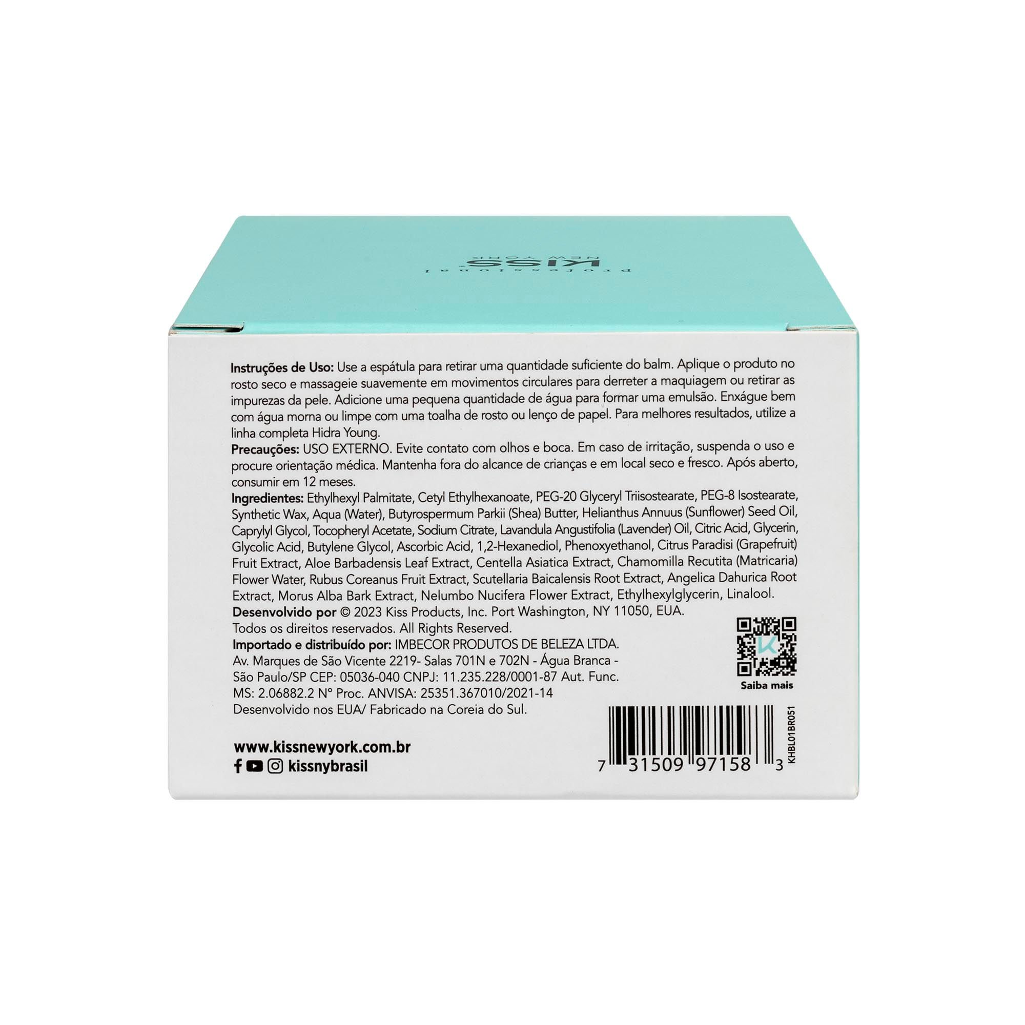 Balm de Limpeza 80g Hidra Young - Kiss New York 80g 6