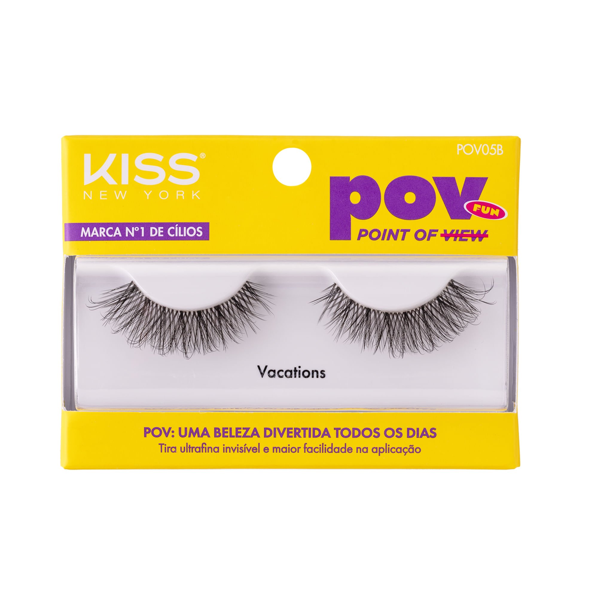 Cílios Postiços POV 05 - Kiss New York ÚNICO 1