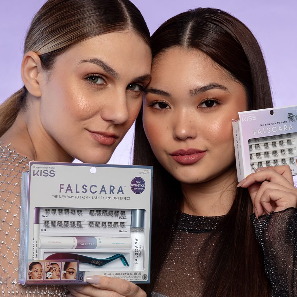 Kit Completo Iniciante Extensão de Cílios Falscara - Kiss New York ÚNICO 3