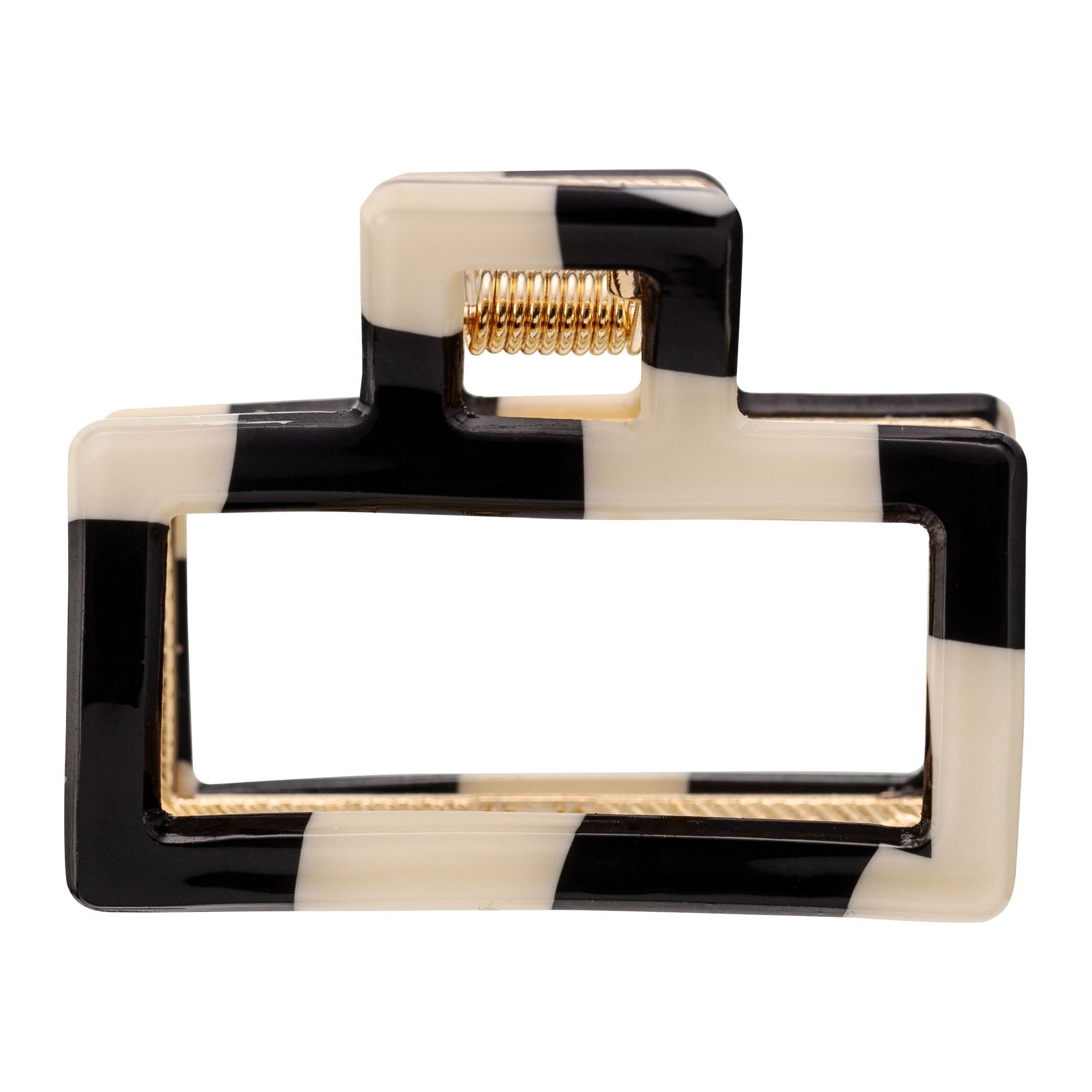 Piranha de Cabelo Classic Preta e Branca - ProArt Preto/Bege 3