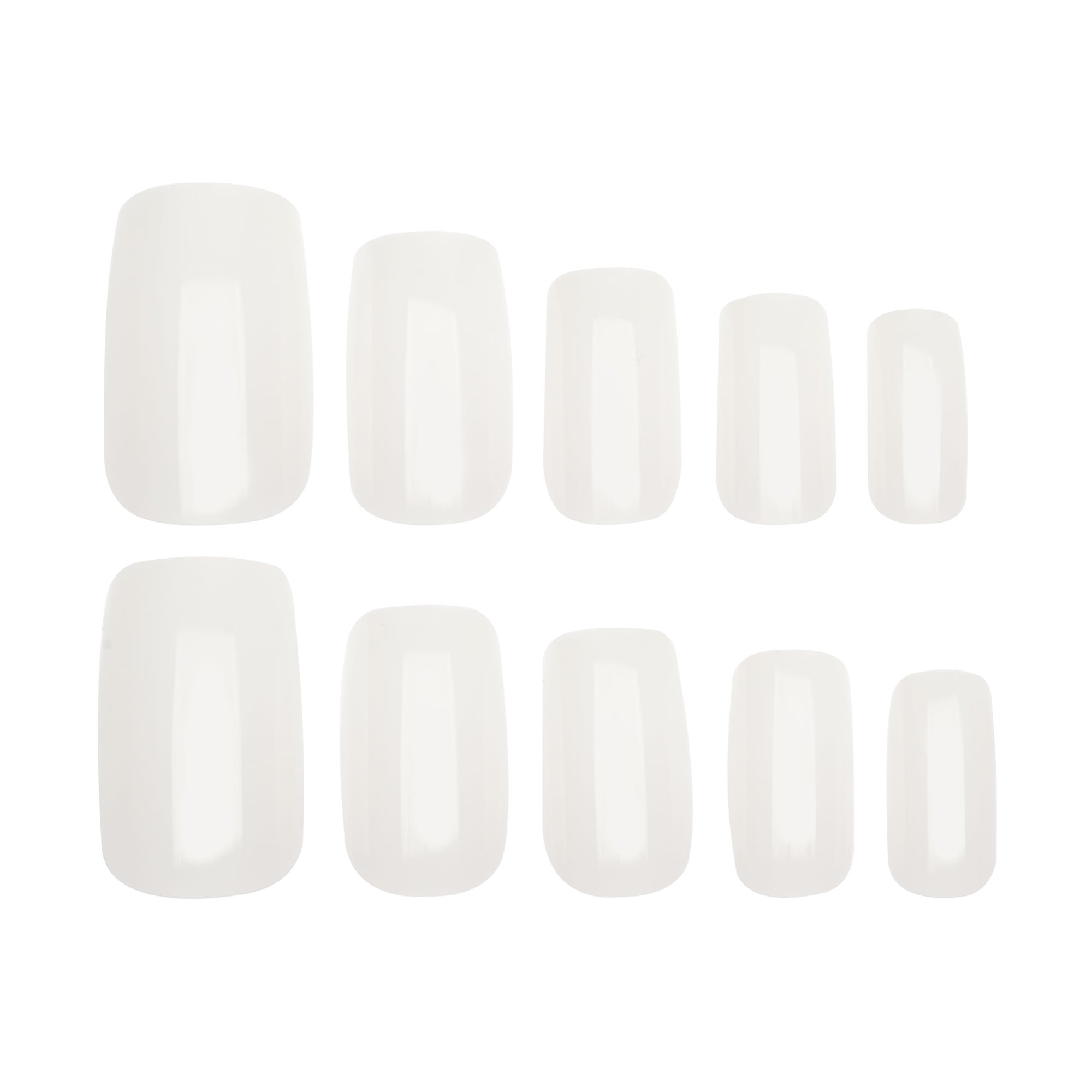 Unhas Postiças Quadradas Pacote Econômico com 100 Unidades Médio - Kiss New York ÚNICO 2