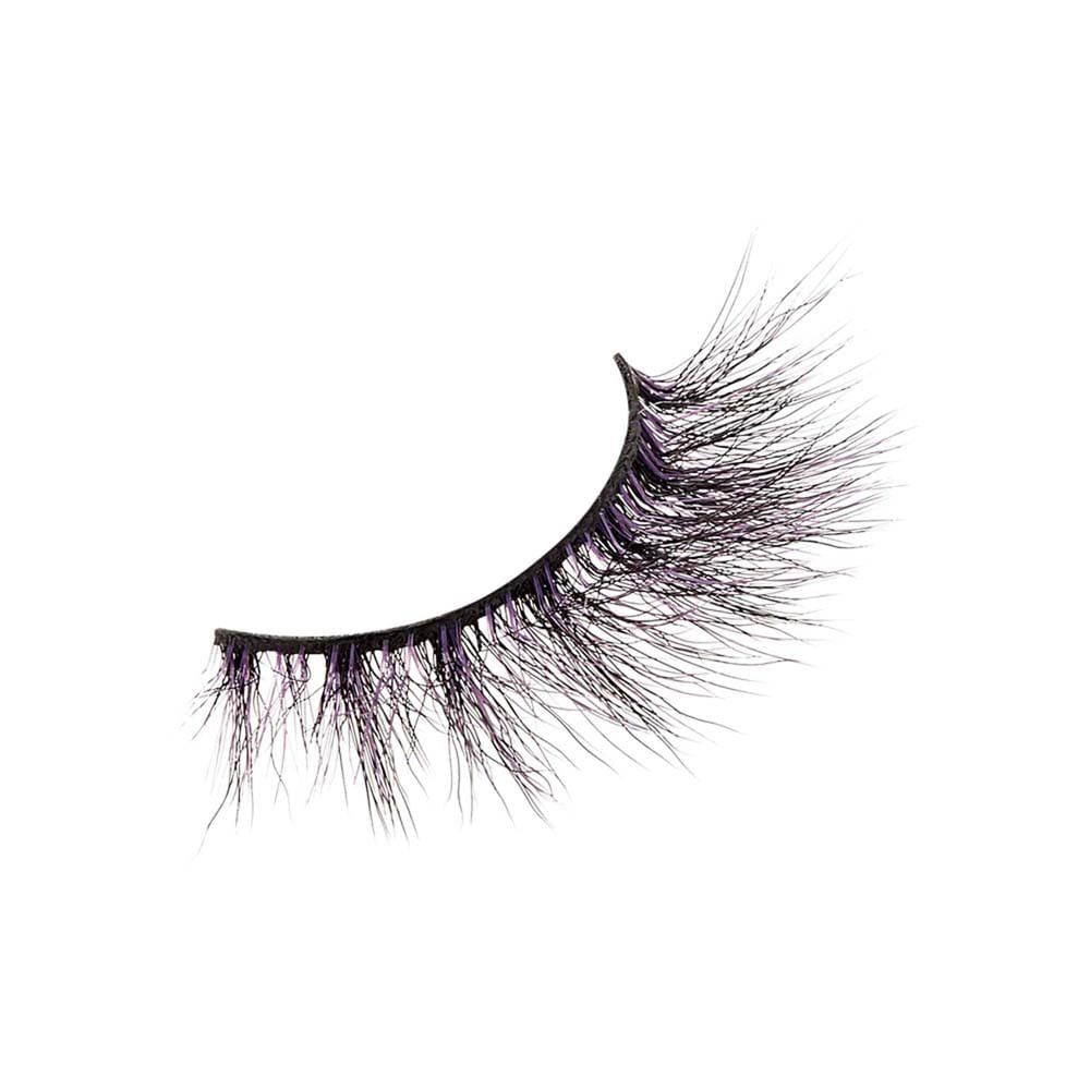 Cílios Postiços i-ENVY Color Couture Faux Mink Mixed Colored Purple - Kiss New York ÚNICO 2