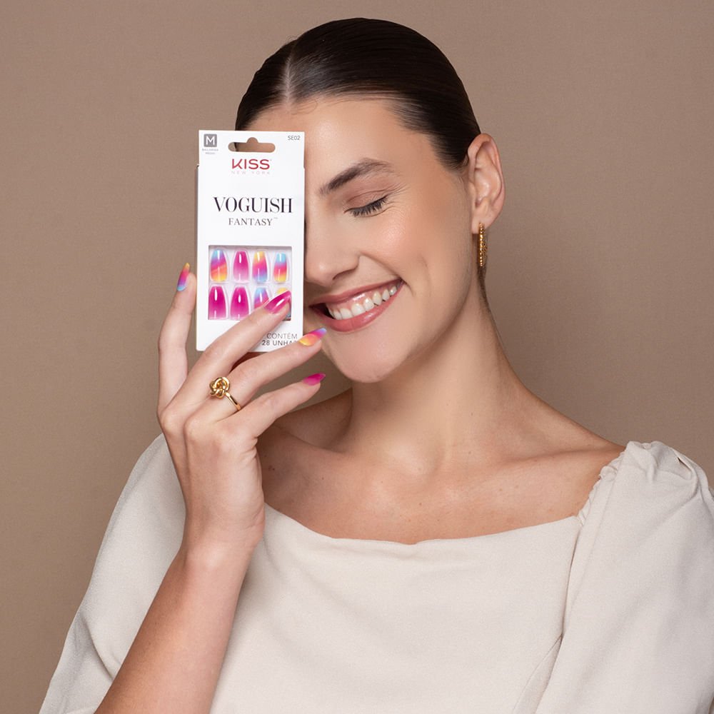 Unha Postiça Voguish Fantasy The Motto - Kiss New York ÚNICO 3
