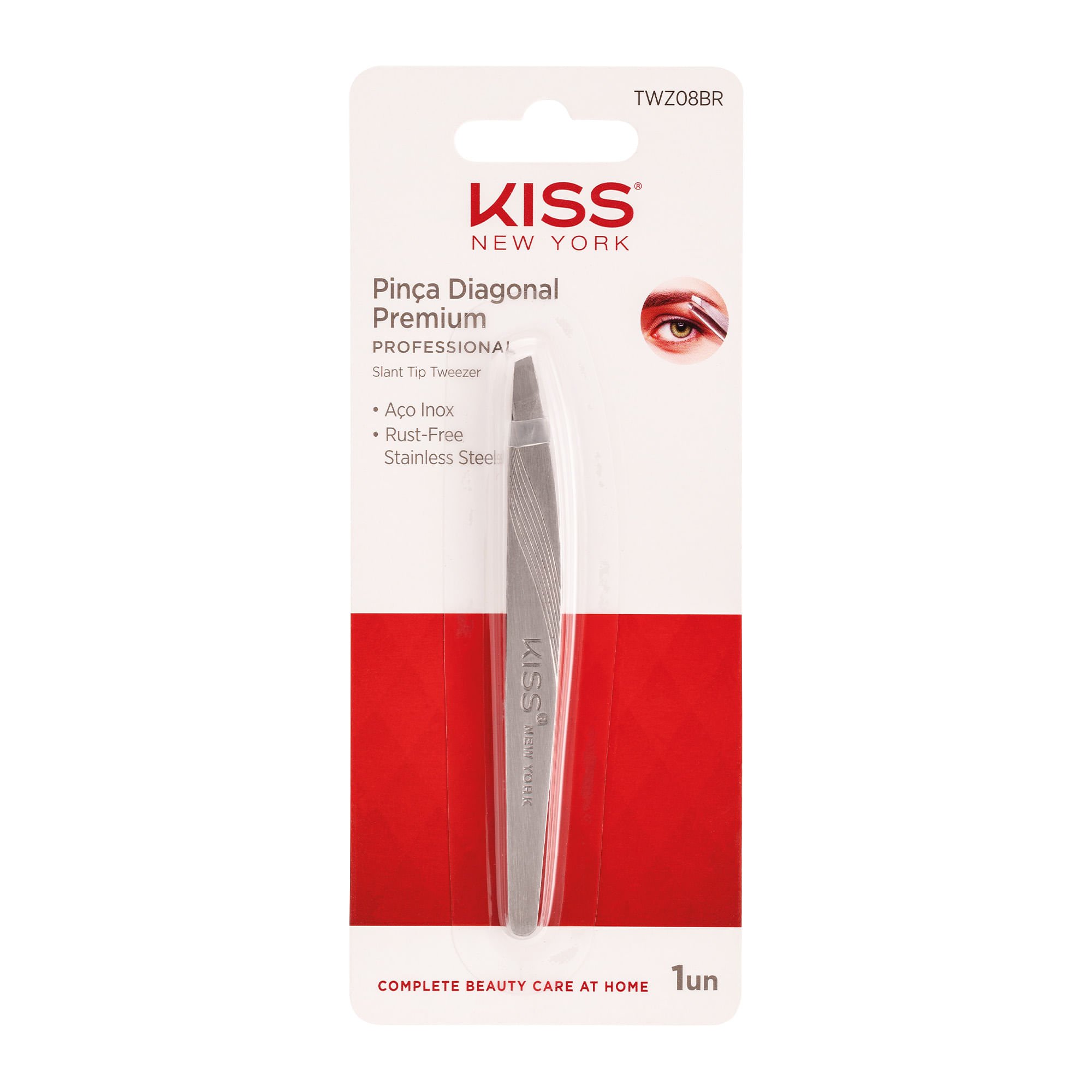 Pinça Ponta Diagonal Premium - Kiss New York