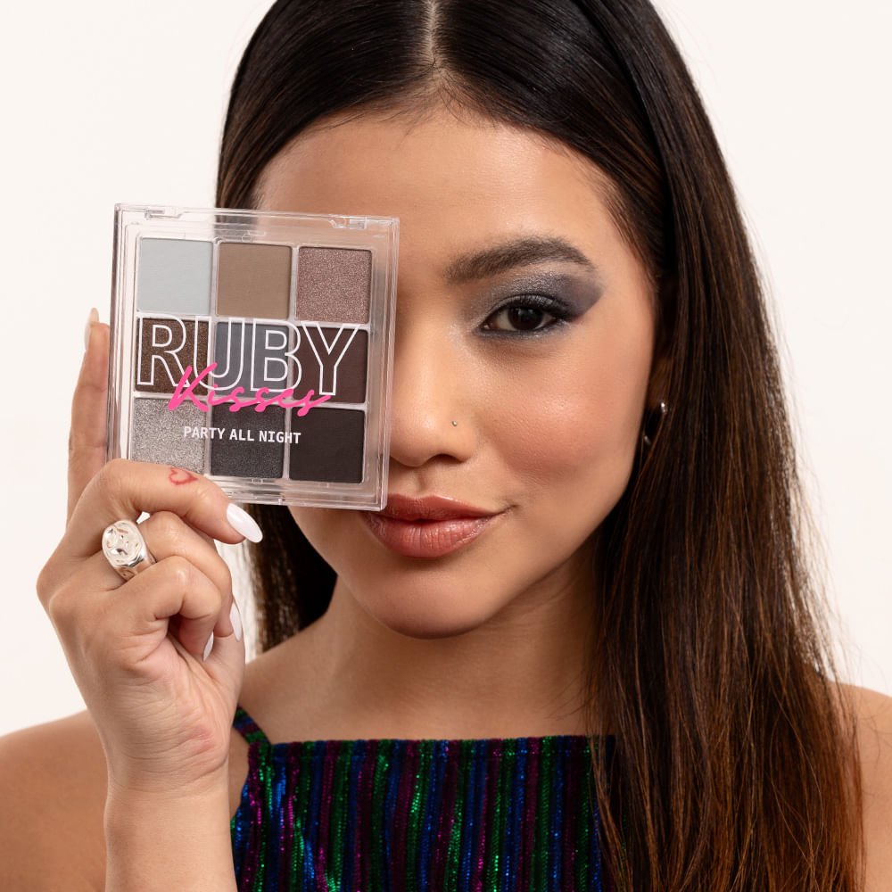 Paleta de Sombras Memories Collection Party All Night - Ruby Kisses ÚNICO 2