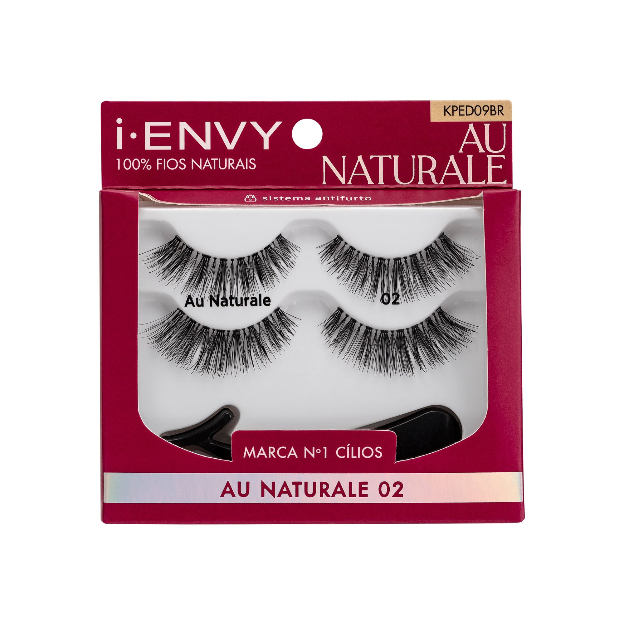 Cílios Postiços i-Envy Pacote Duplo 09 - Kiss New York Preto 1
