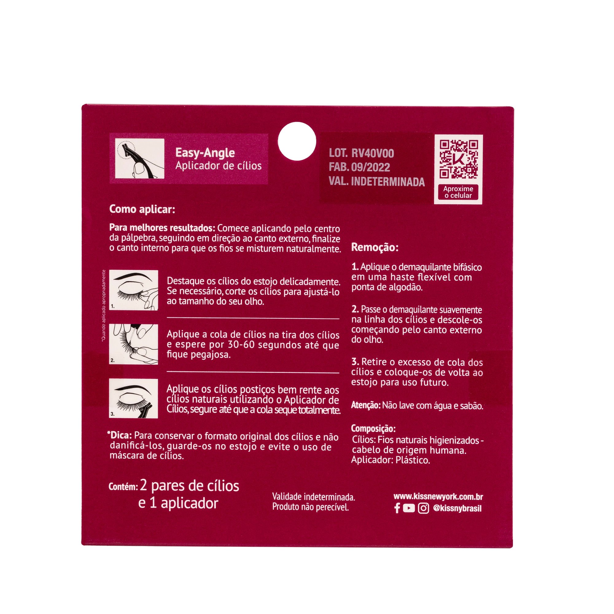 Cílios Postiços i-Envy Pacote Duplo 09 - Kiss New York Preto 3