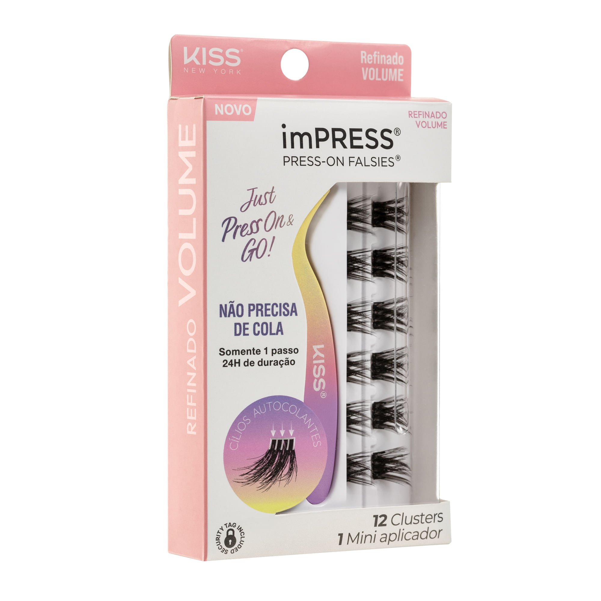 Cílios Postiços imPRESS Mini KIT Refinado Volume - Kiss New York ÚNICO 3