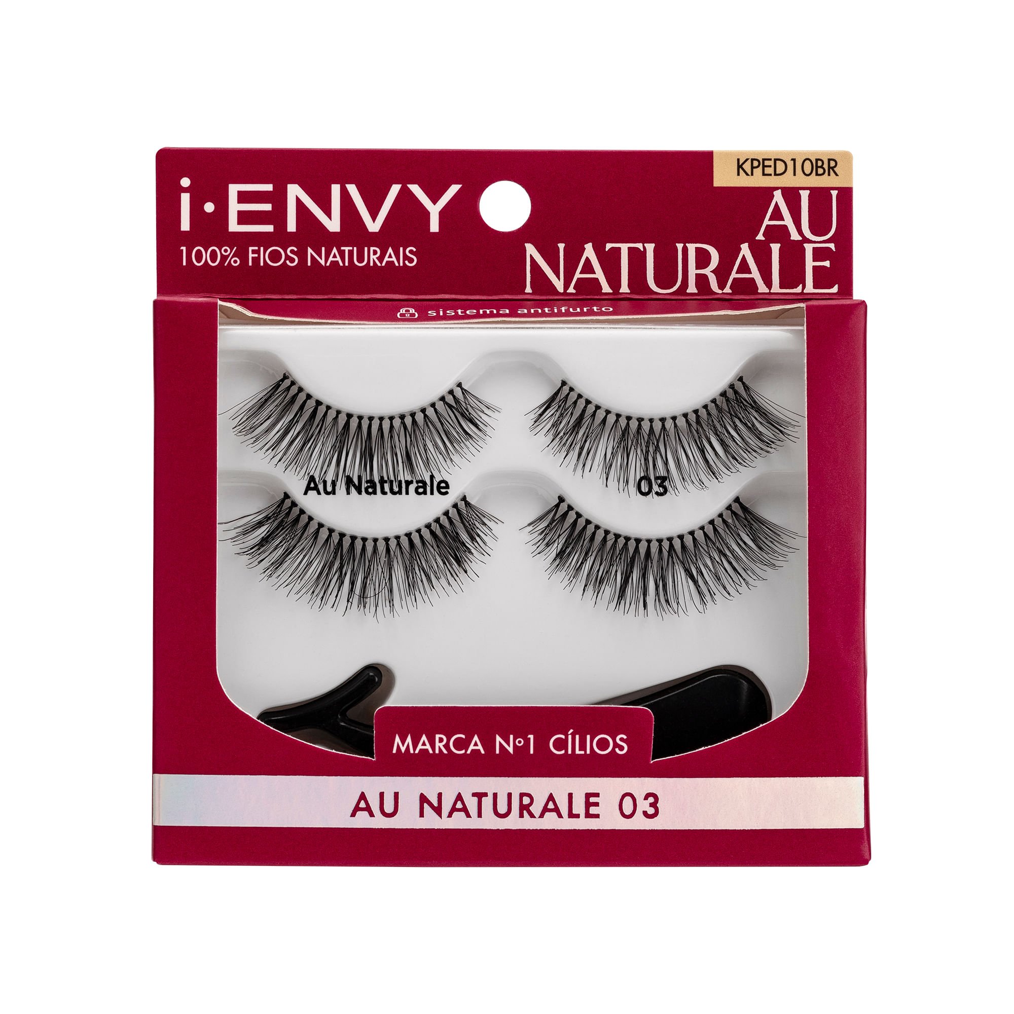 Cílios Postiços i-Envy Pacote Duplo 10 - Kiss New York Preto 1