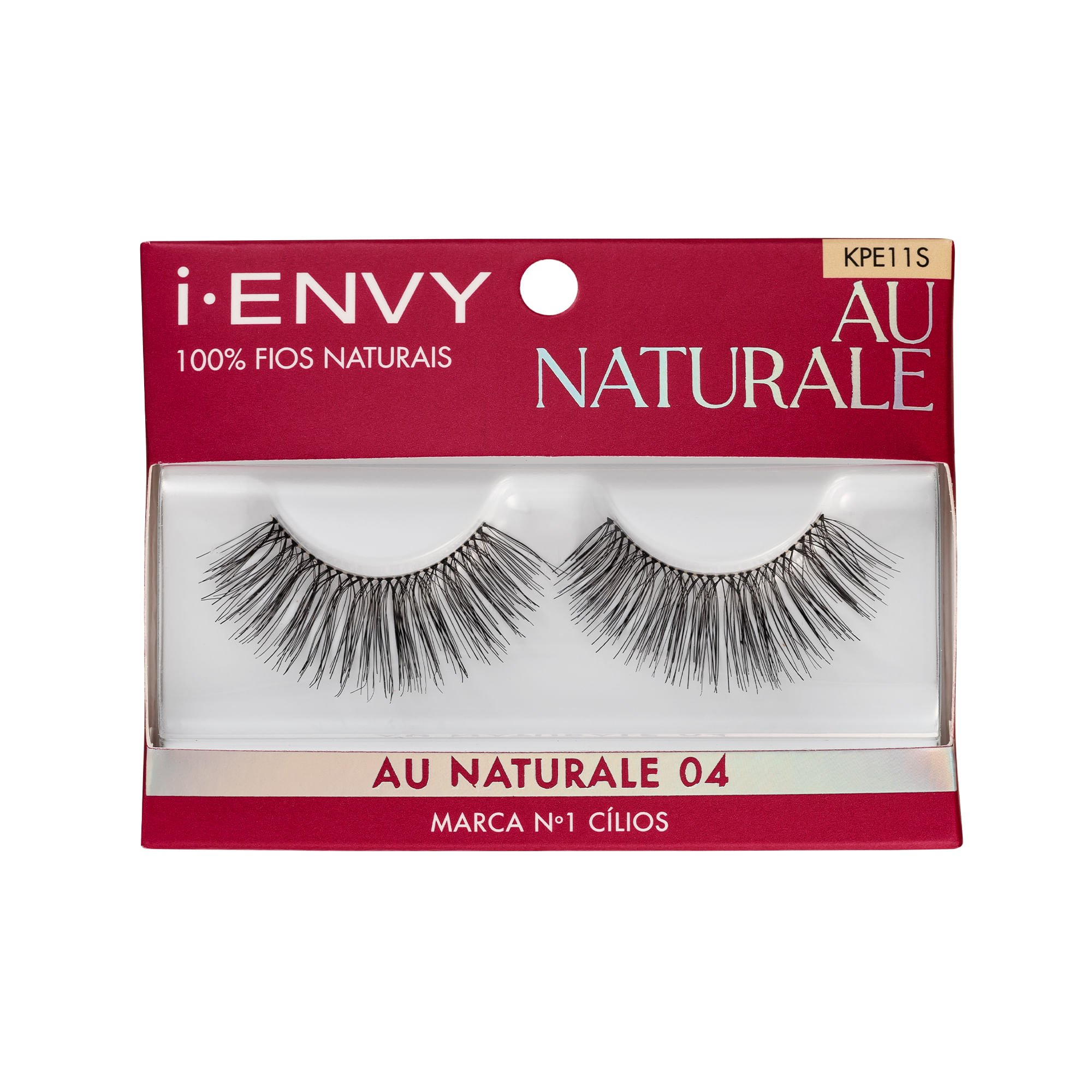 Cílios Postiços i-Envy Au Naturale 04 - Kiss New York Preto 1