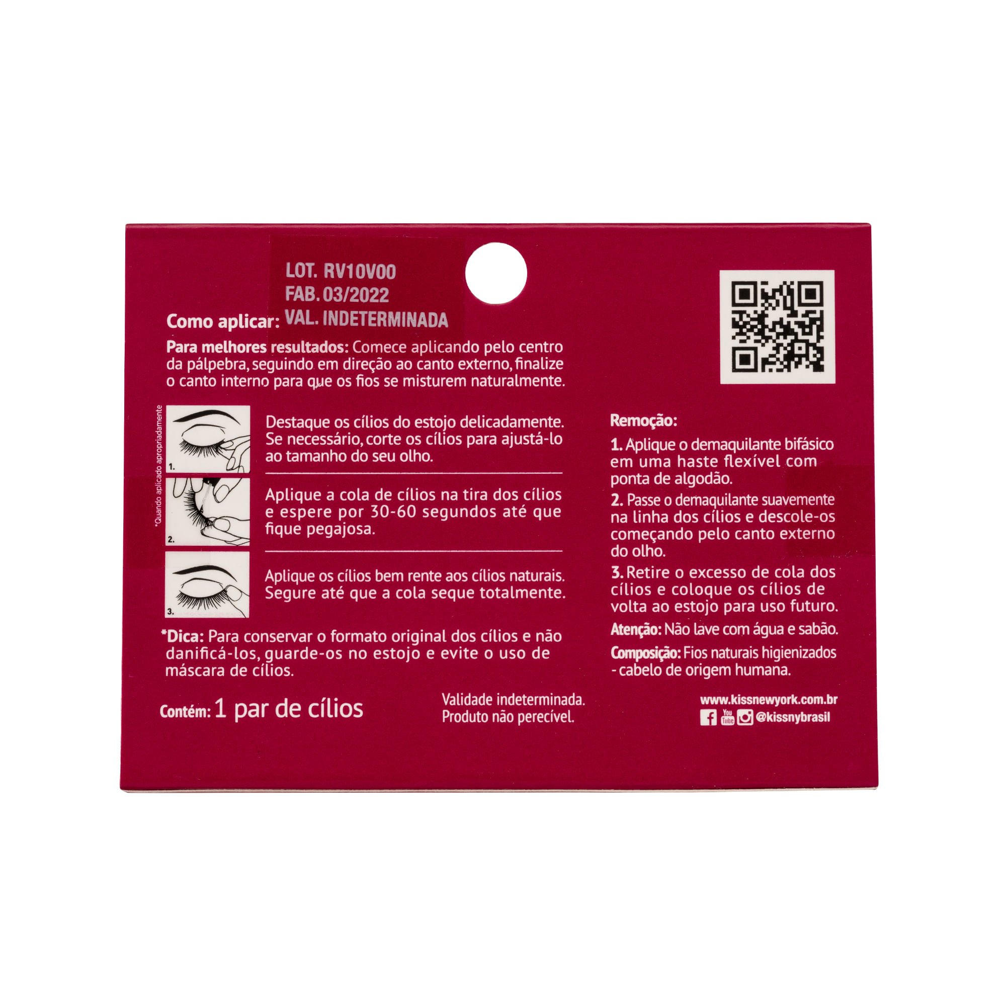 Cílios Postiços i-Envy Juicy Volume 05 - Kiss New York ÚNICO 5