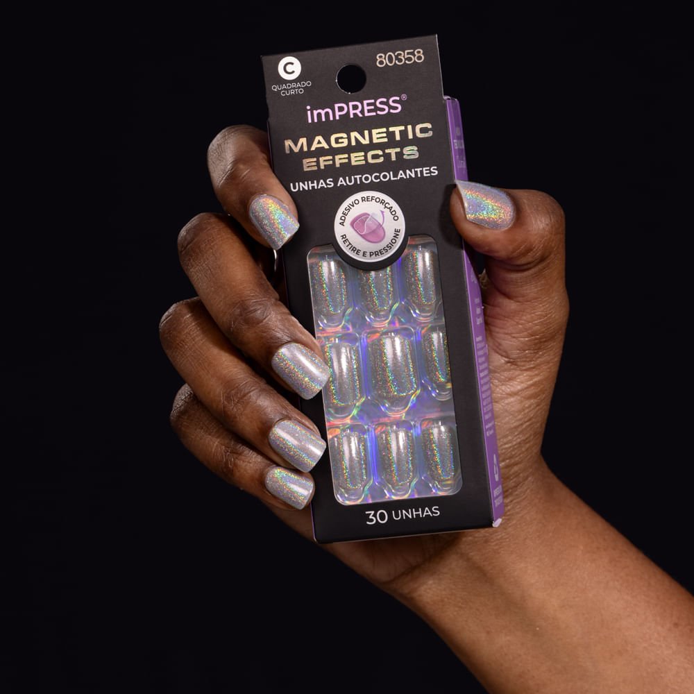 Unha Postiça imPress Magnetic Effects The Good Days - Kiss New York The Good Days 6