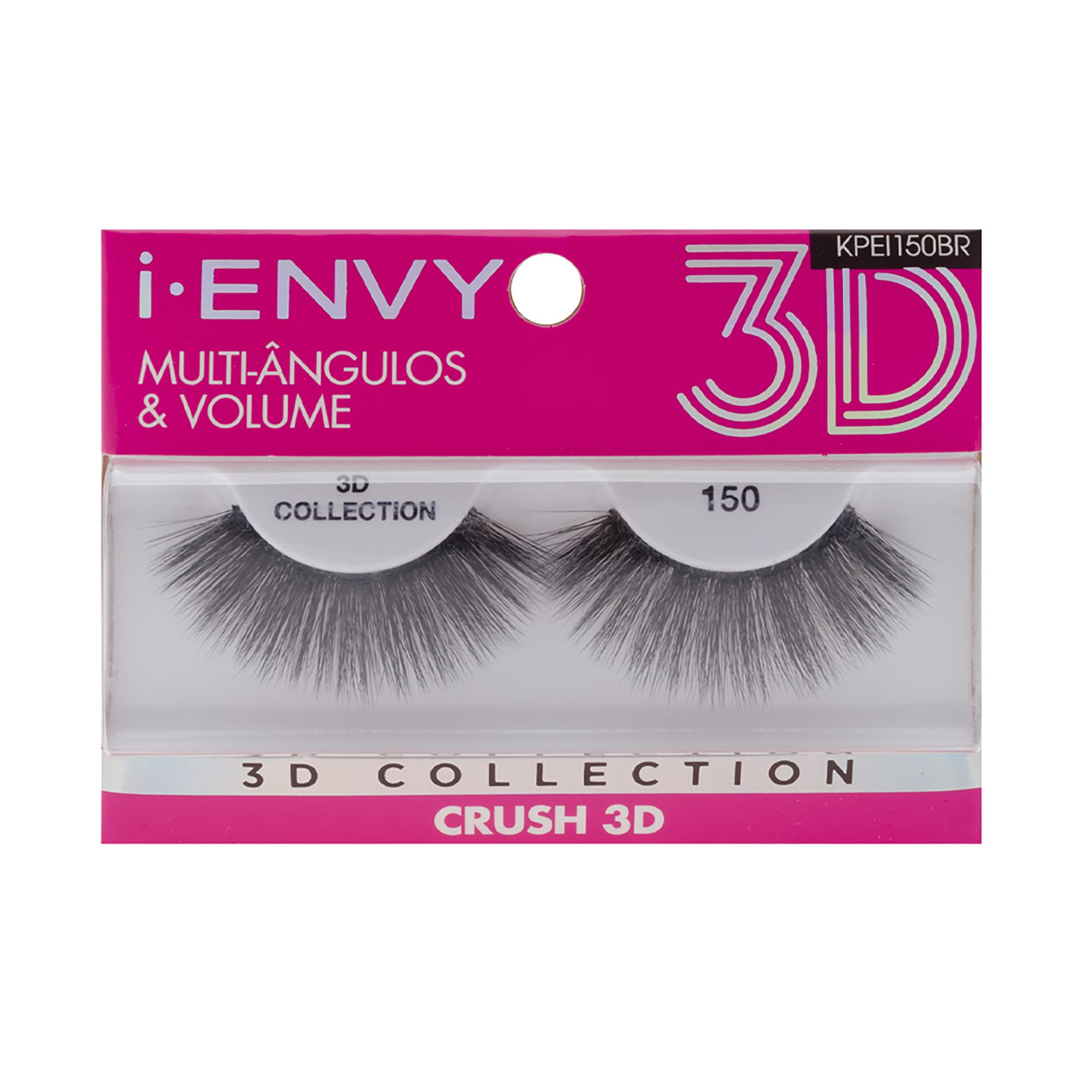 Cílios Postiços 3D Collection i-Envy Crush 150 - Kiss New York
