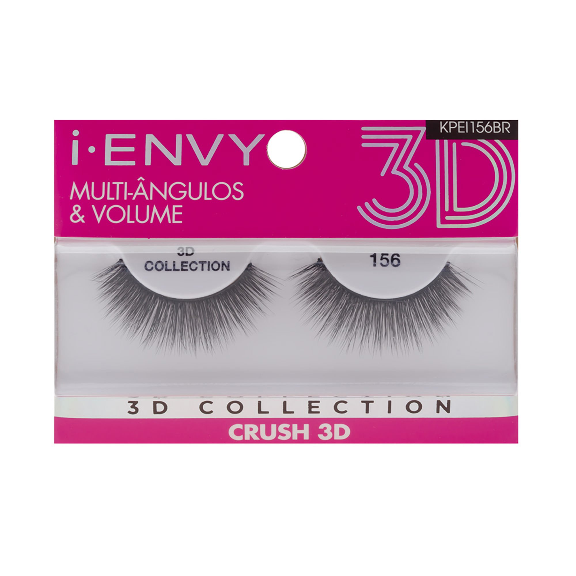 Cílios Postiços 3D Collection i-Envy Crush 156 - Kiss New York