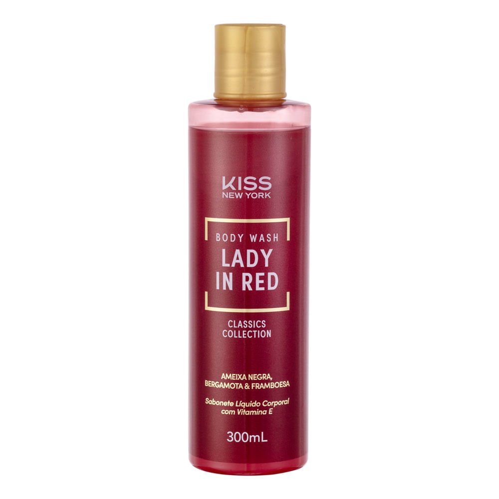 Sabonete Líquido Corporal Lady in Red - Kiss New York