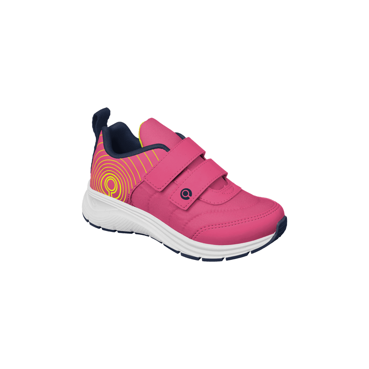 Tênis Infantil Feminino Ortopé Flex Run Fecho Duplo Hibisco Rosa 1