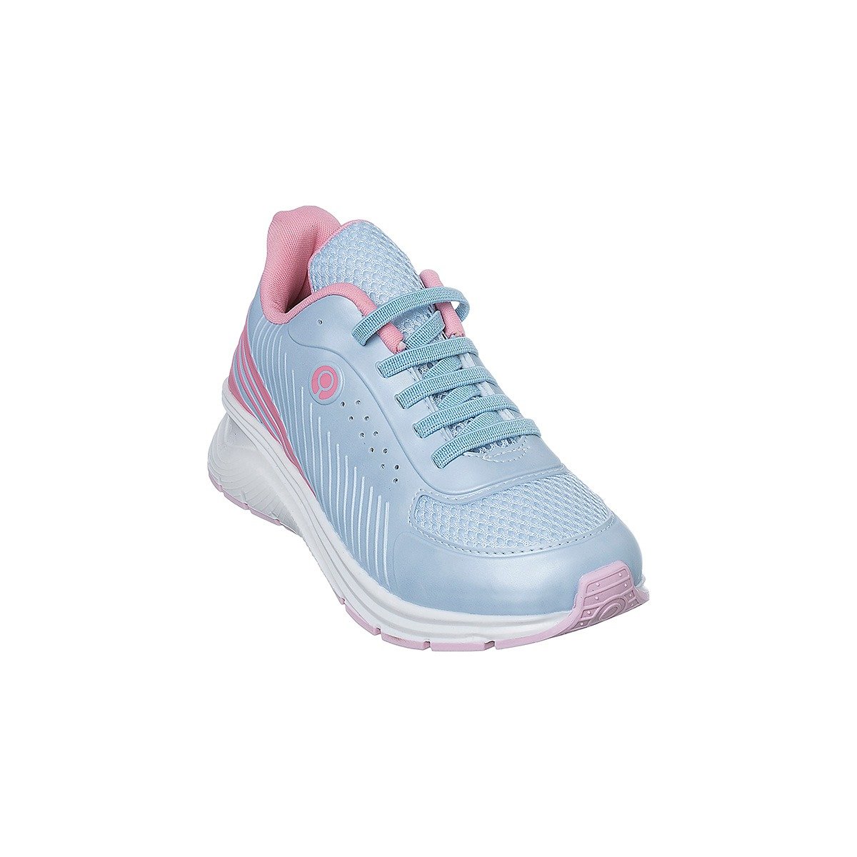 Tênis Infantil Feminino Ortopé Flex Run Cadarço Elástico Azul Céu Azul 1