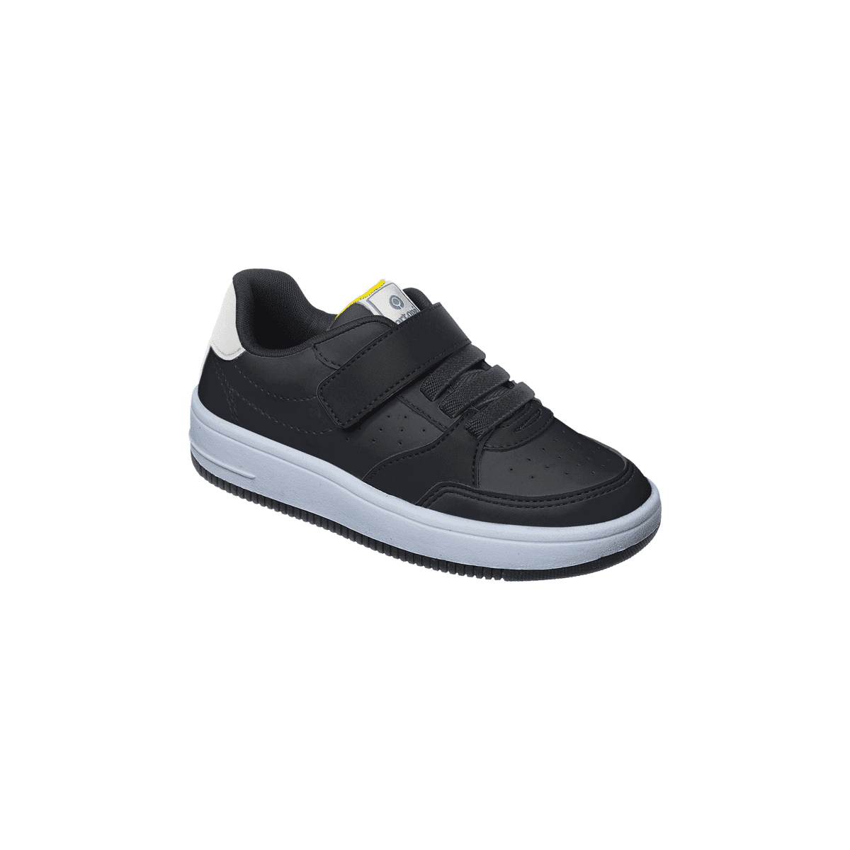 Tênis Infantil Masculino Ortopé Bliss Teen Fita Aderente Preto Preto 1