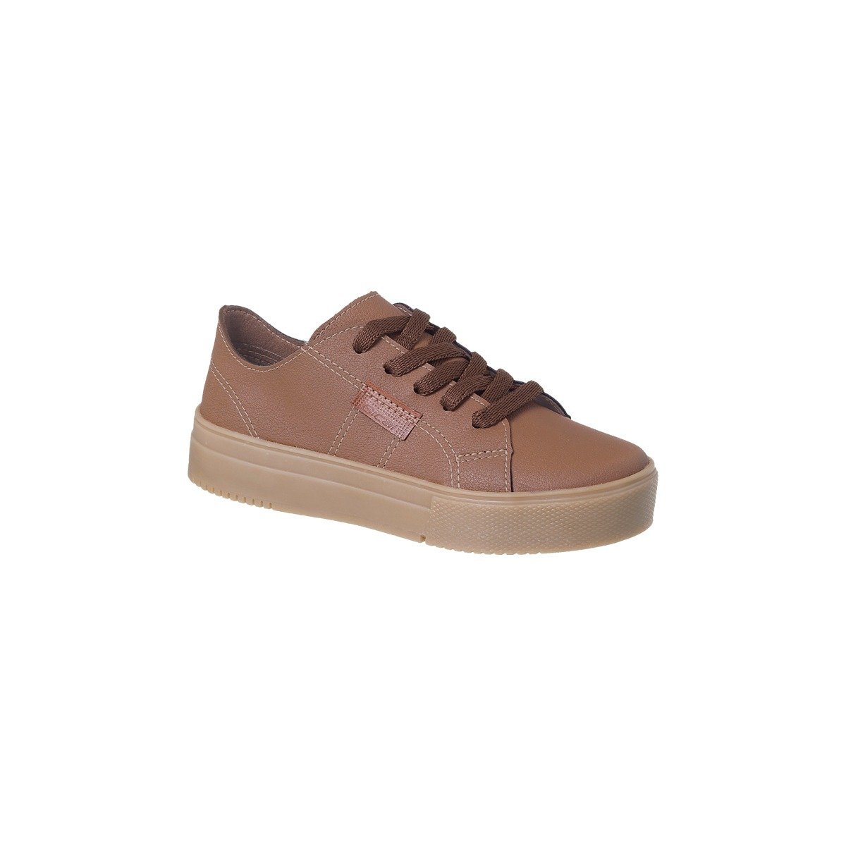 Tênis Infantil Masculino Bical Street Cadarço Caramelo Marrom 1