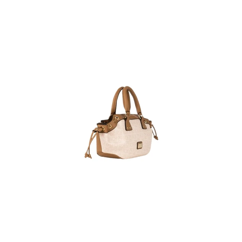 Bolsa Feminina Rafitthy Bauzinho Milk Castor Branco 2