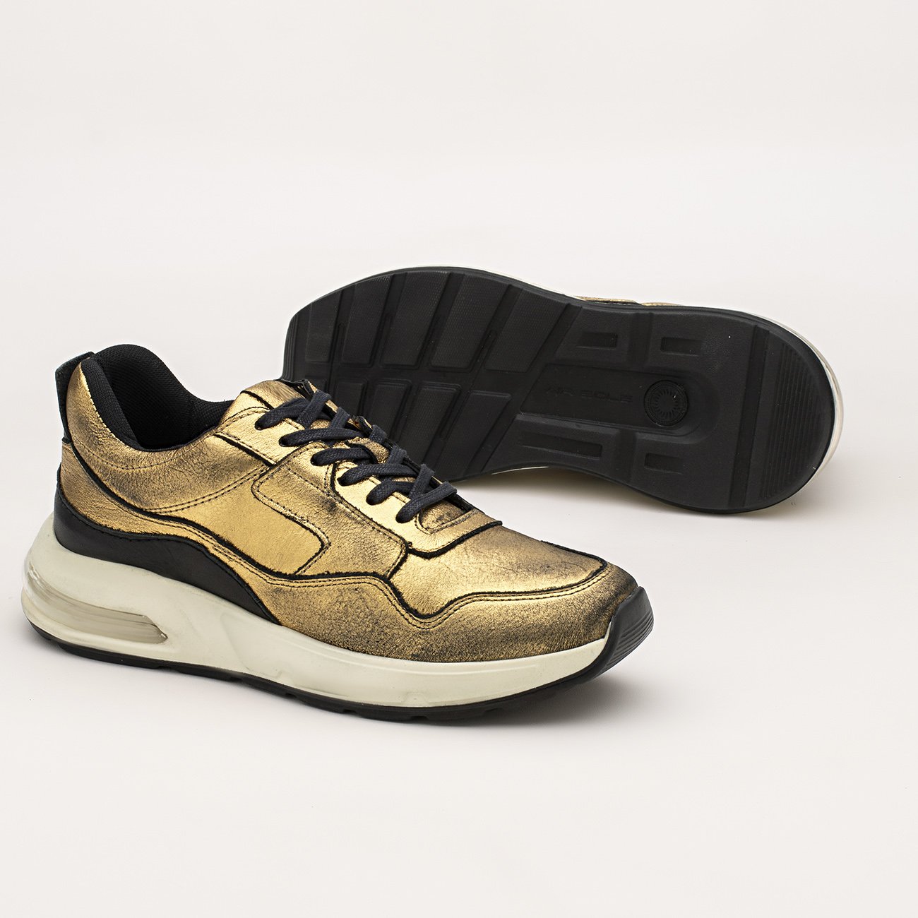 TENIS FEMININO AIR METALLIC GLAM Dourado 4