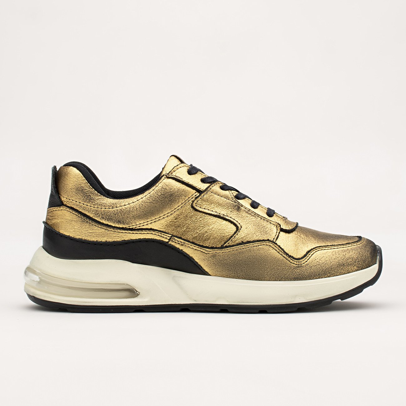 TENIS FEMININO AIR METALLIC GLAM Dourado 5