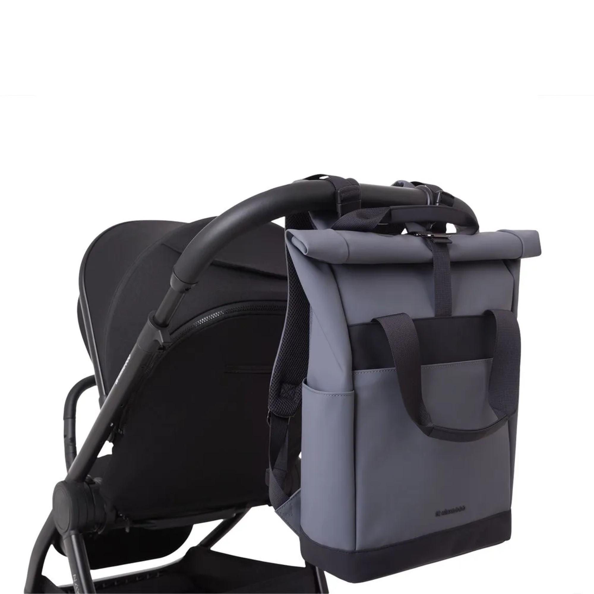 Bolsa Maternidade Mochila Impermeável Cerise Cinza Kikka boo Cinza 4