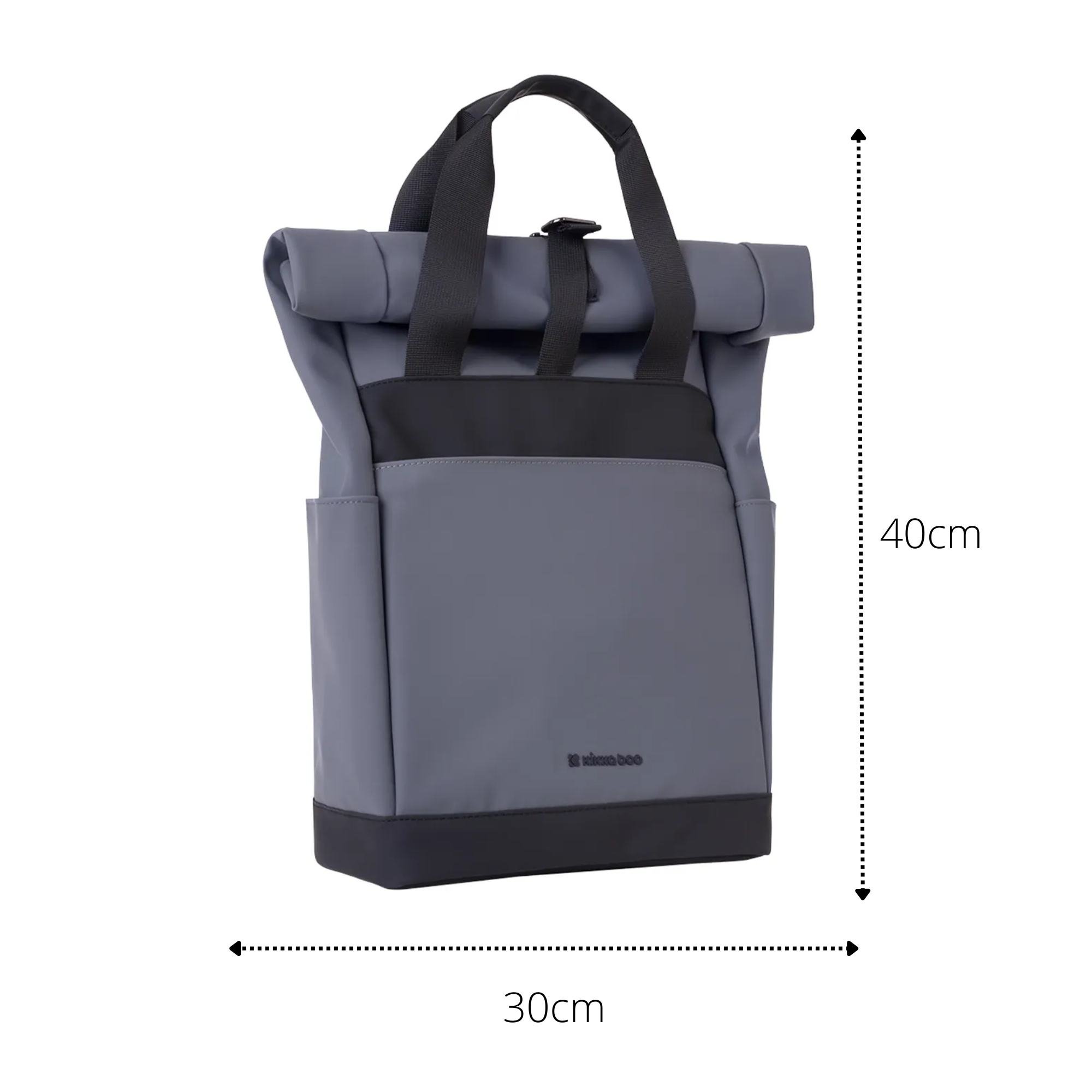 Bolsa Maternidade Mochila Impermeável Cerise Cinza Kikka boo Cinza 6