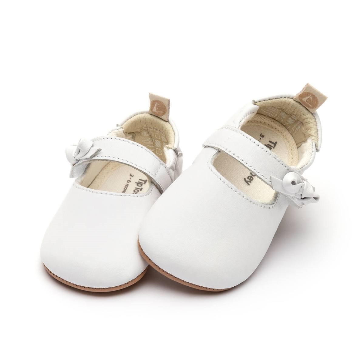 Sapatilha Batizado Branca Gift Tip Toey Joey Branco 2