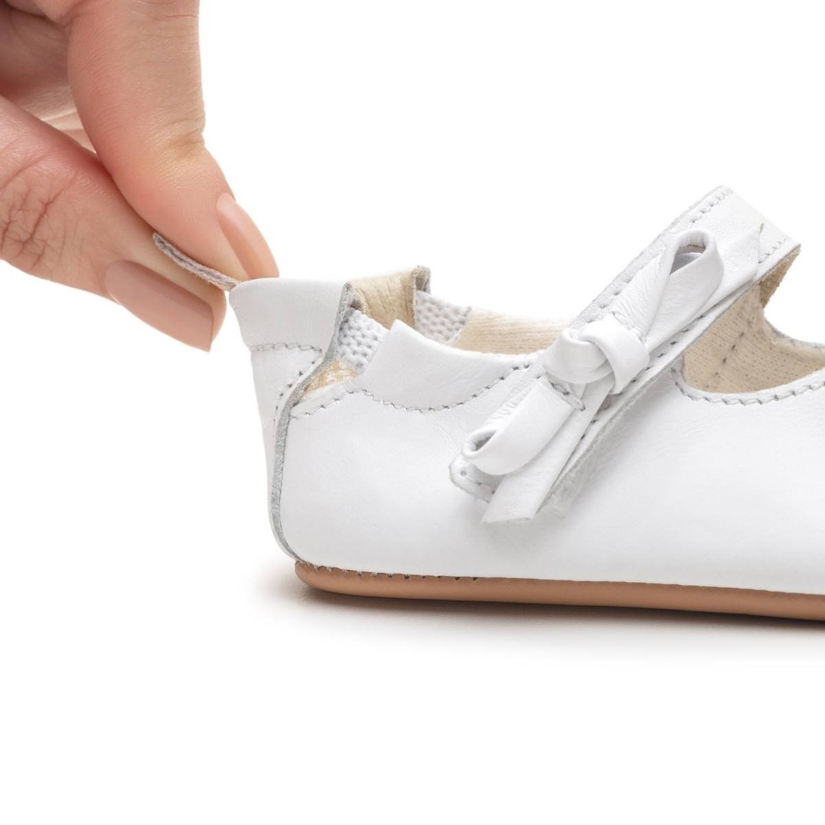 Sapatilha Batizado Branca Gift Tip Toey Joey Branco 4