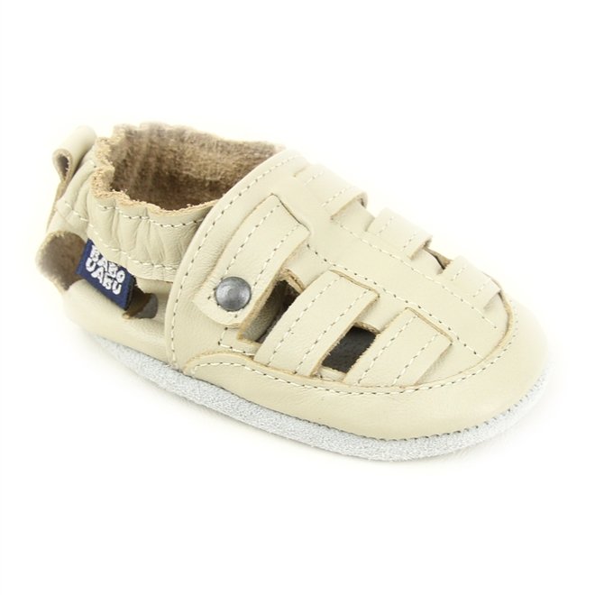Sapatinho Babo Uabu Franciscana Bebê Marfim Branco 6