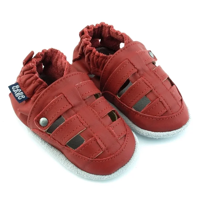 Sapatinho Babo Uabu Franciscana Bebê Vermelho Vermelho 5