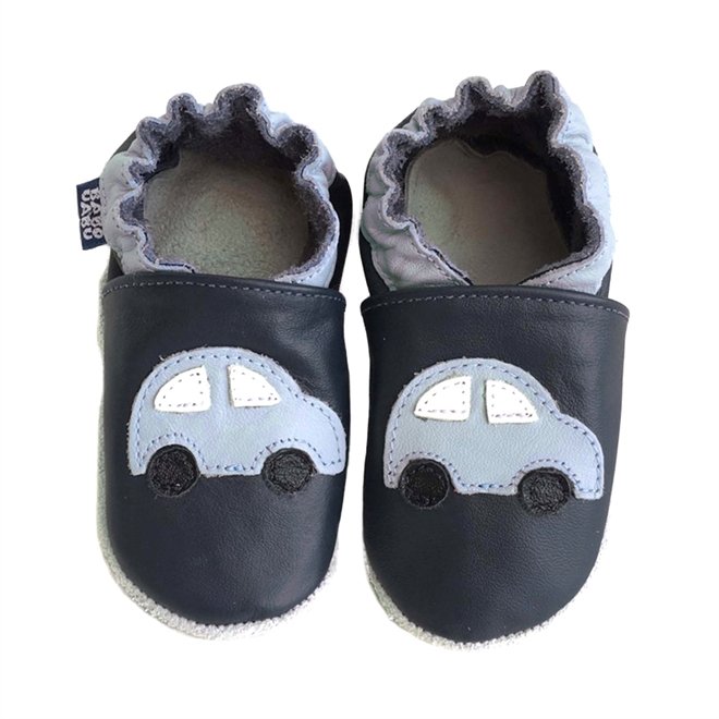 Sapatinho Babo Uabu Bebê Carrinho Azul Azul 3