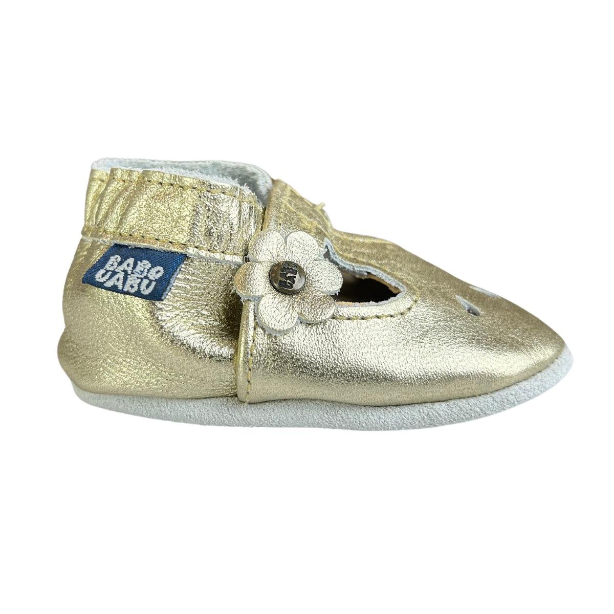 Sapatilha Bebê Boneca Dourada Babo Uabu Dourado 4