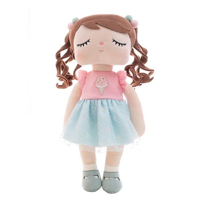 Boneca Metoo Cacheada Angela Candy School Metoo Doll Rosa 3