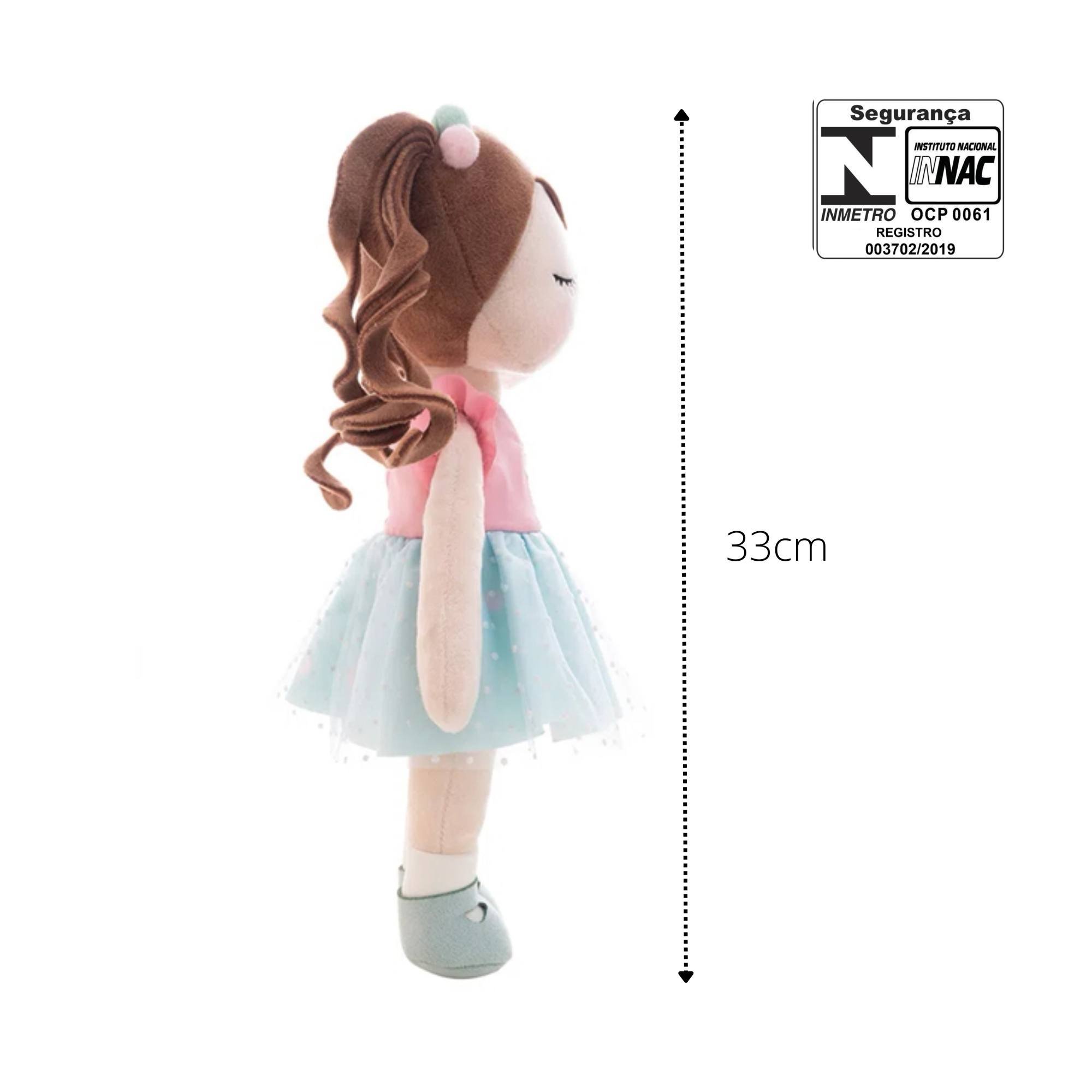 Boneca Metoo Cacheada Angela Candy School Metoo Doll Rosa 2