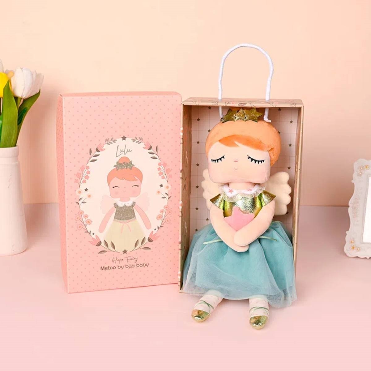 Boneca Metoo Angela Fada Lulu com Caixa Metoo Doll Azul 2