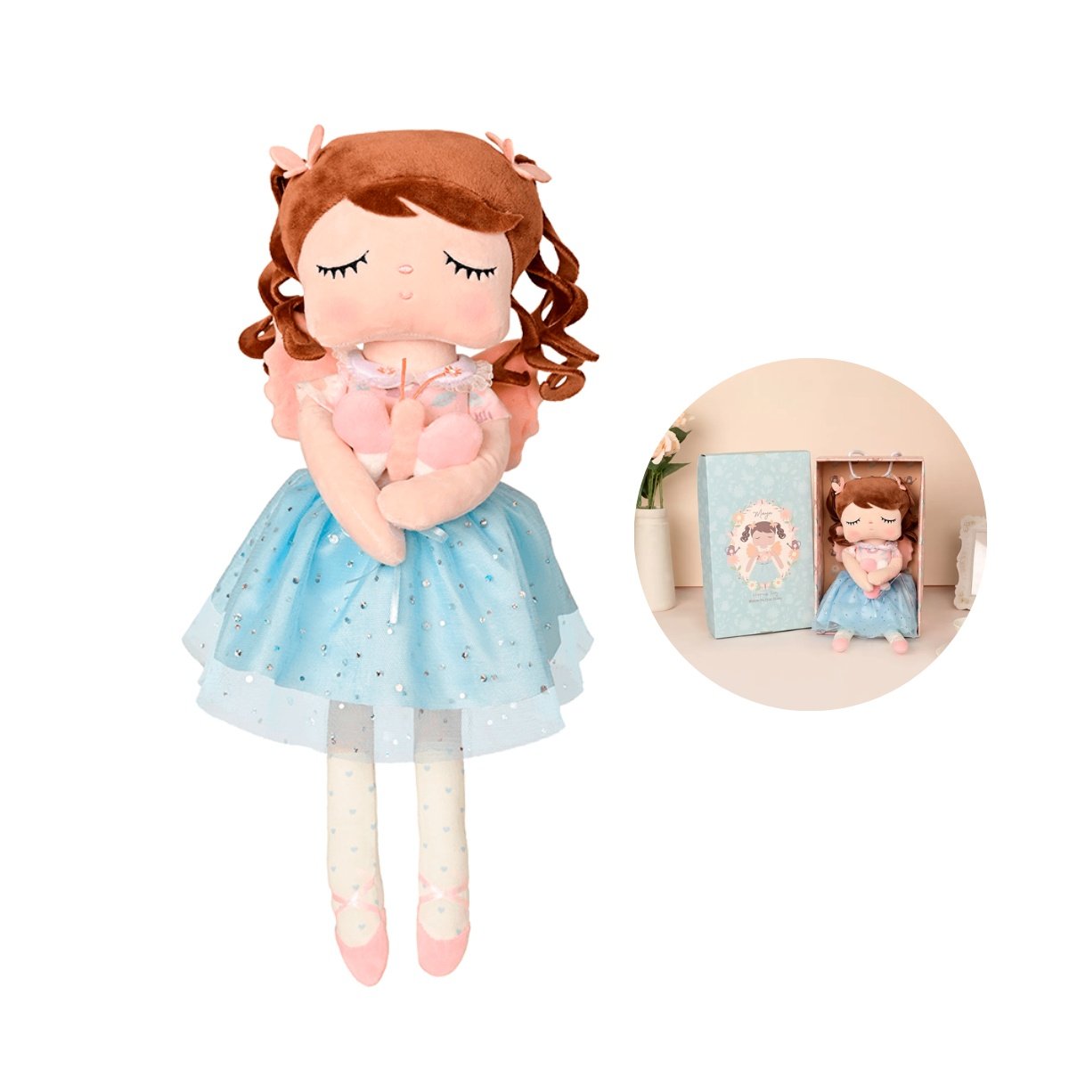 Boneca Metoo Angela Fada Maya com Caixa Metoo Doll ÚNICO 4