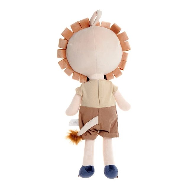 Boneco Metoo Jimbao Leão 50cm Metoo Doll Marrom 2