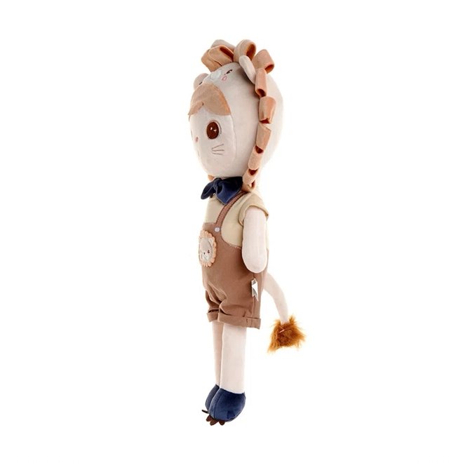 Boneco Metoo Jimbao Leão 50cm Metoo Doll Marrom 3