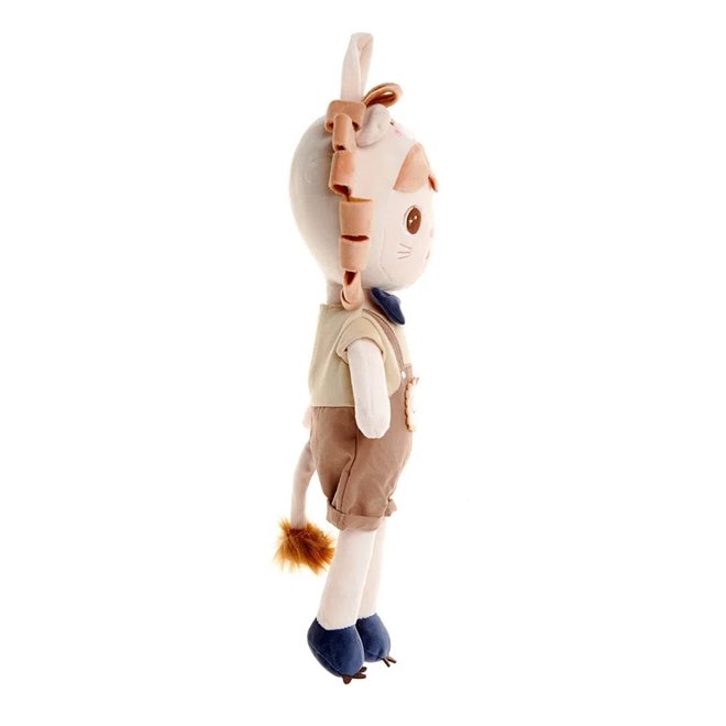 Boneco Metoo Jimbao Leão 50cm Metoo Doll Marrom 4
