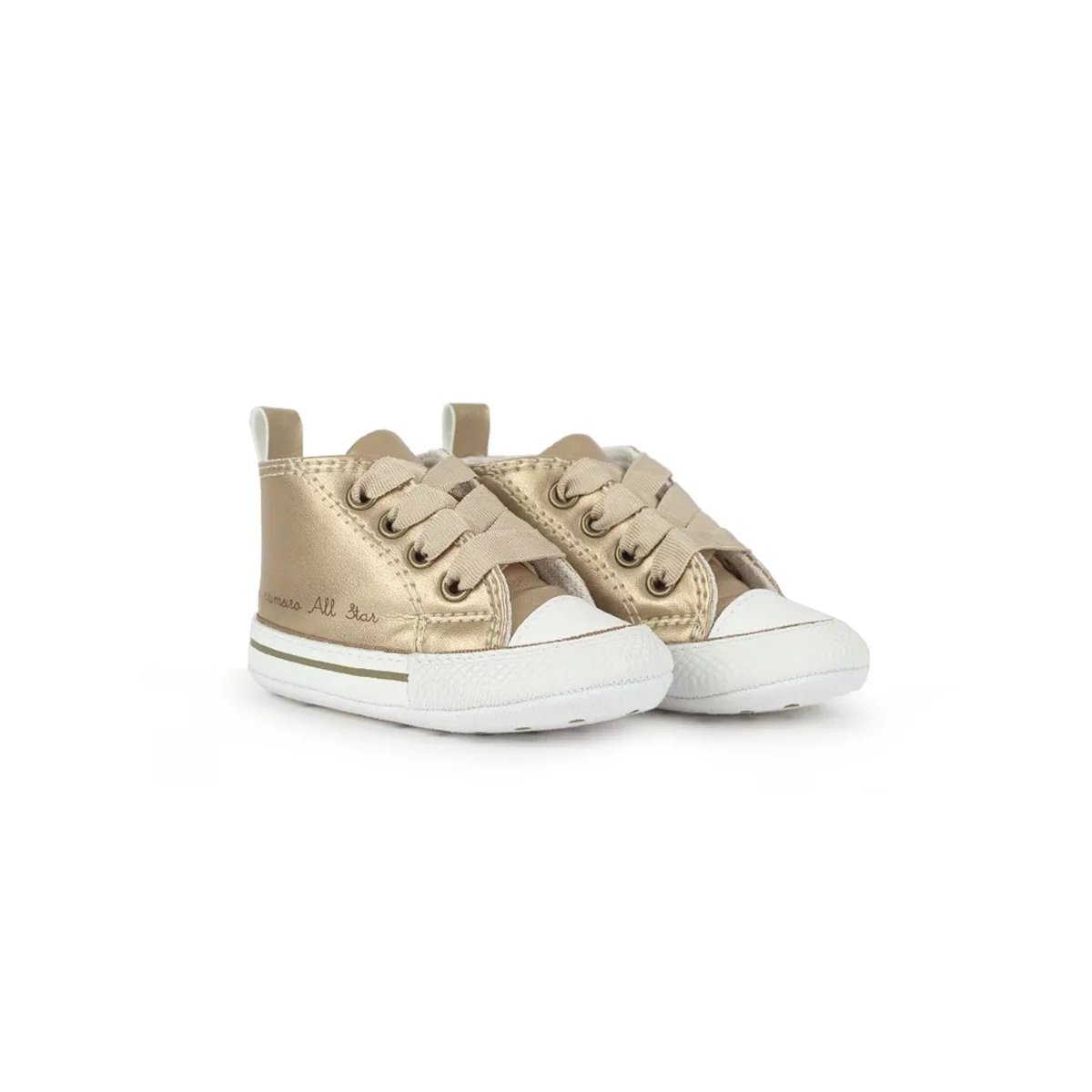 Tênis Meu Primeiro All Star Dourado Converse Dourado 2