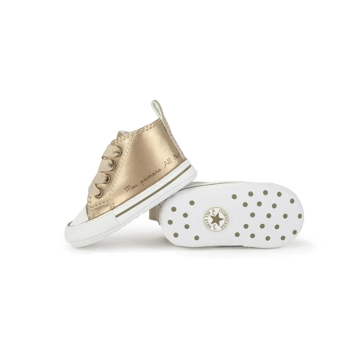Tênis Meu Primeiro All Star Dourado Converse Dourado 4