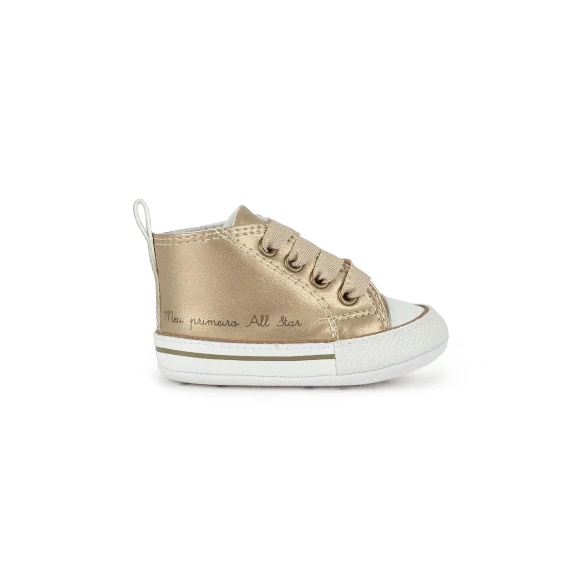 Tênis Meu Primeiro All Star Dourado Converse Dourado 6